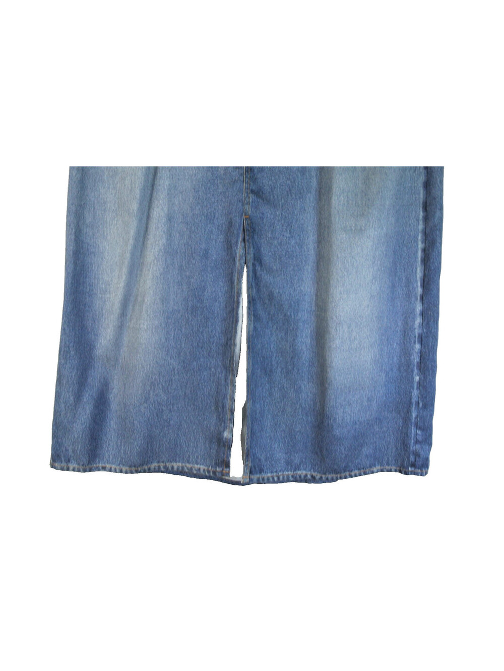 NEW, Rag & Bone Printed Denim Skirt with front slit in blue Size 34 #P4037 - Picture 2 of 6